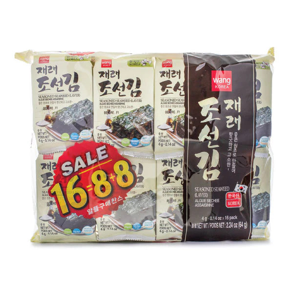 WANG Seasoned laver 재래조선김 4g*16packs